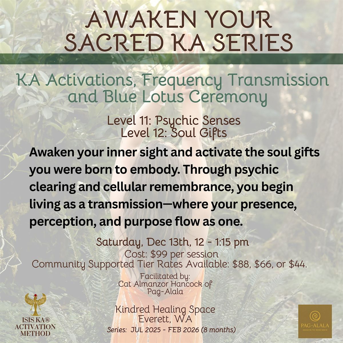 Awaken Your Sacred Ka Series: Psychic Senses + Soul Gifts