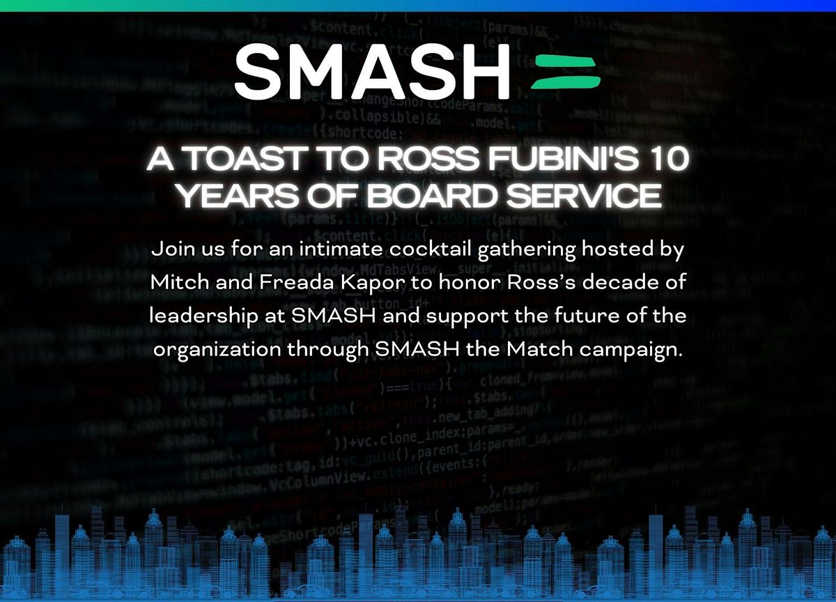 A Toast to Ross Fubini's 10 years of Board Service