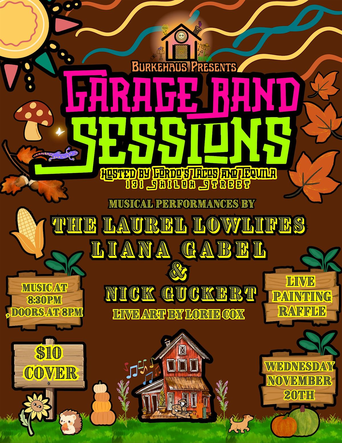 Burkehaus Presents: Garage Band Sessions