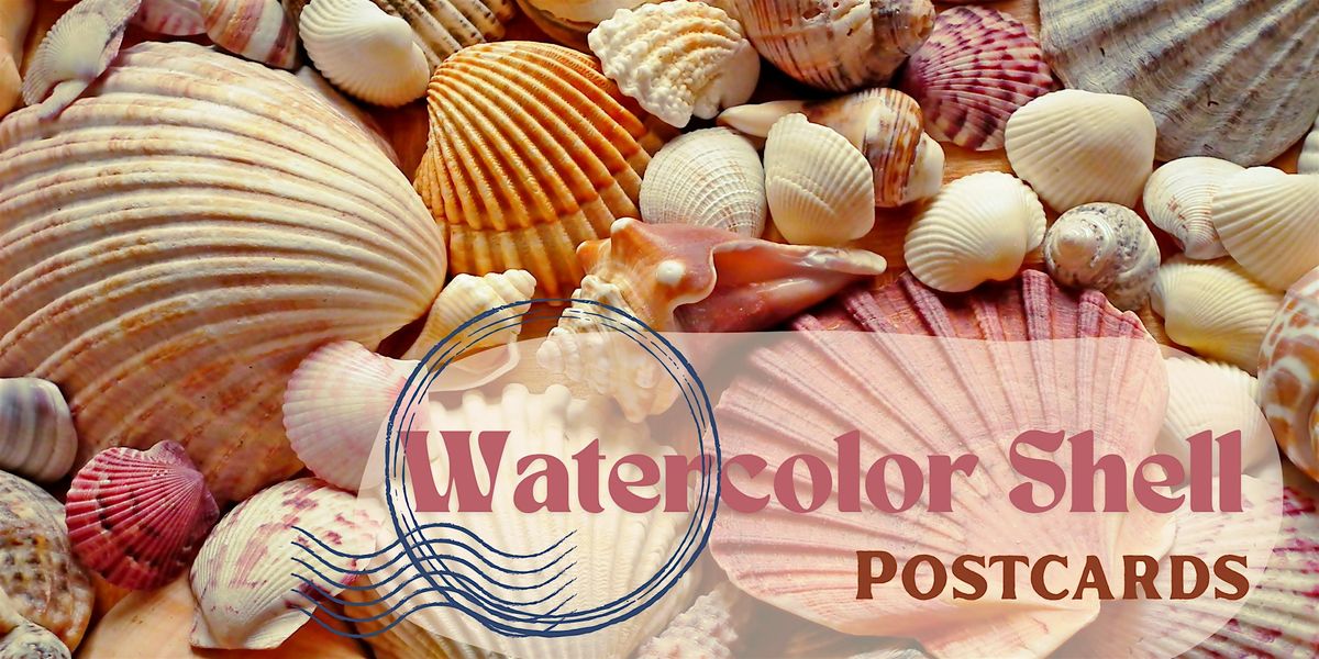 Nexton Mom Night Out! Watercolor Shell Postcards