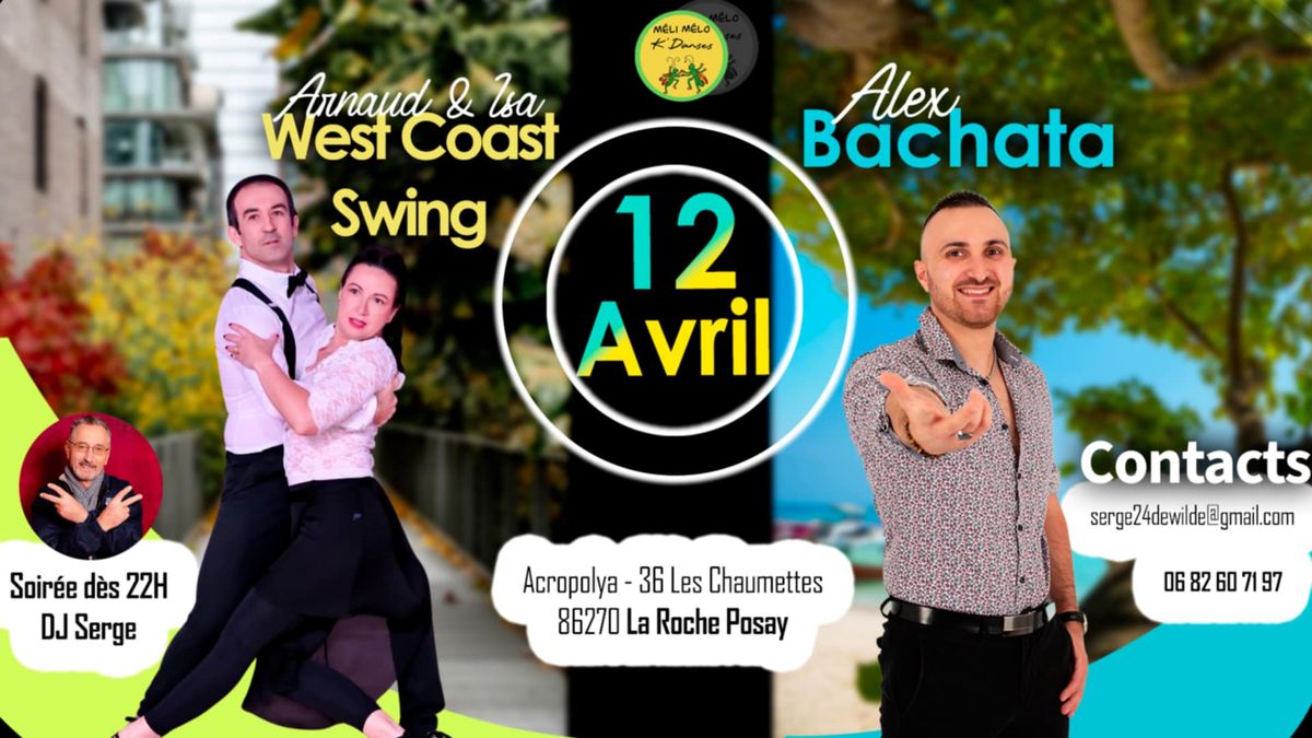 Deux salles, deux ambiances. Festival West Coast Swing - Bachata