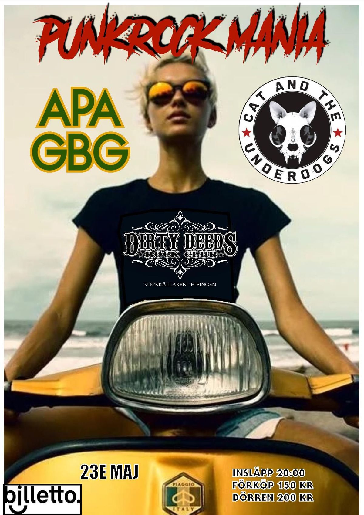 PUNKROCK MANIA - APA GBG + CAT & THE UNDERDOGS