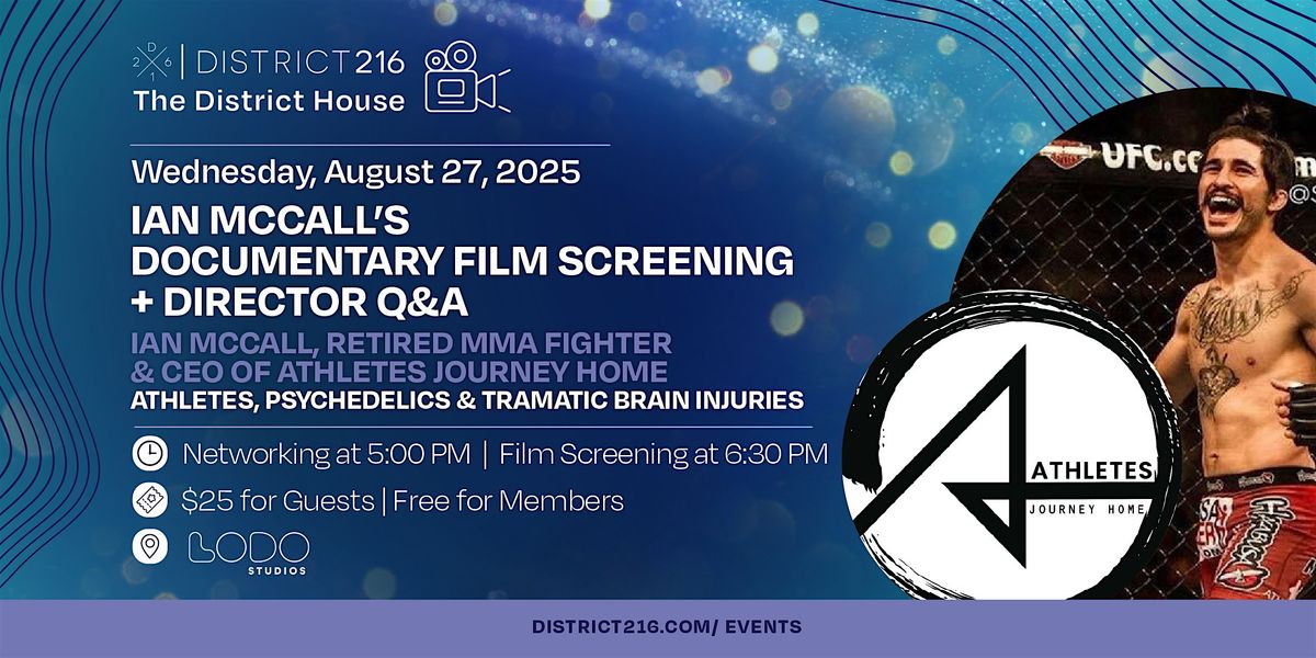 The District House (Wed. 08\/27 Film Screening: "Athletes Journey Home")
