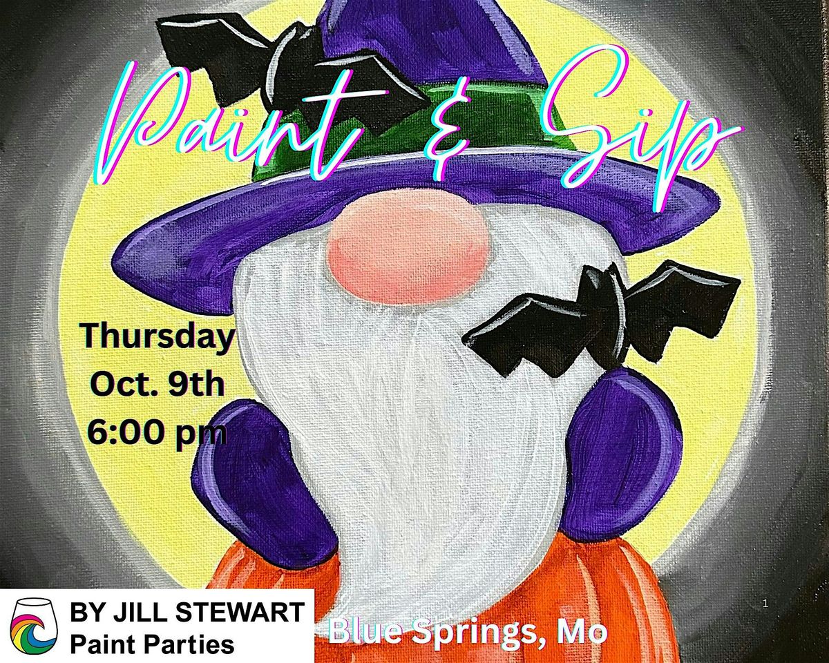 Halloween Gnome Paint Party
