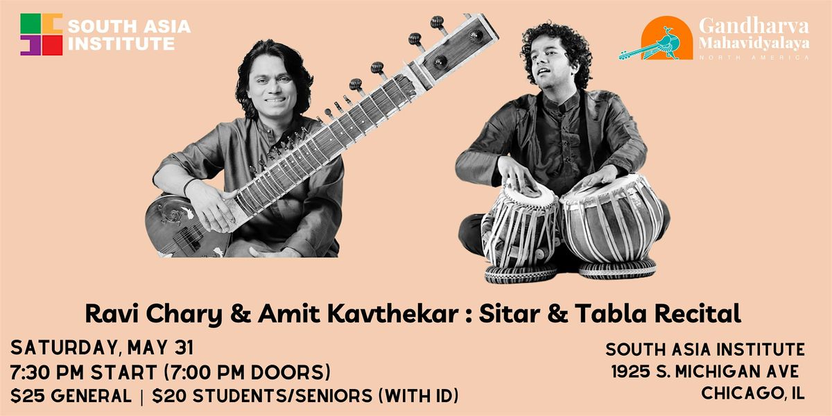 Ravi Chary & Amit Kavthekar : Sitar & Tabla Recital