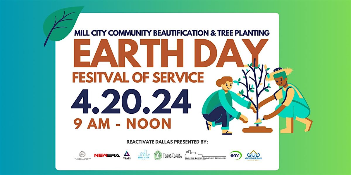 REACTIVATE DALLAS - EARTH DAY 2025 FESTIVAL OF SERVICE