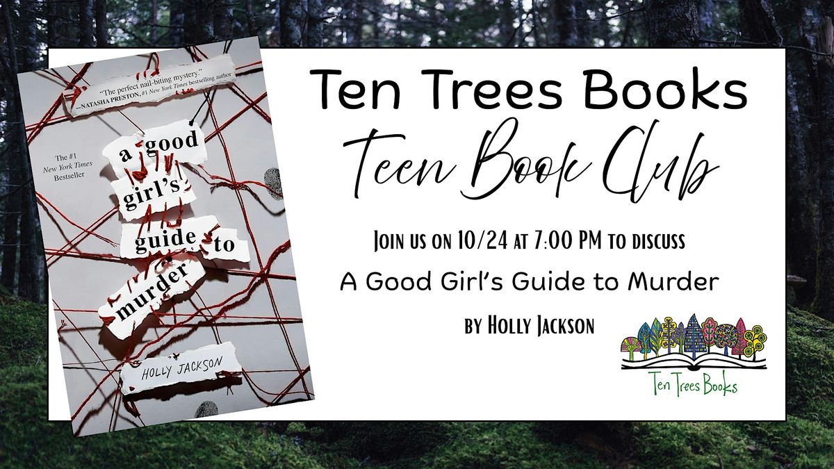 Friday Night Teen Book Club at Ten Trees Books in Natick