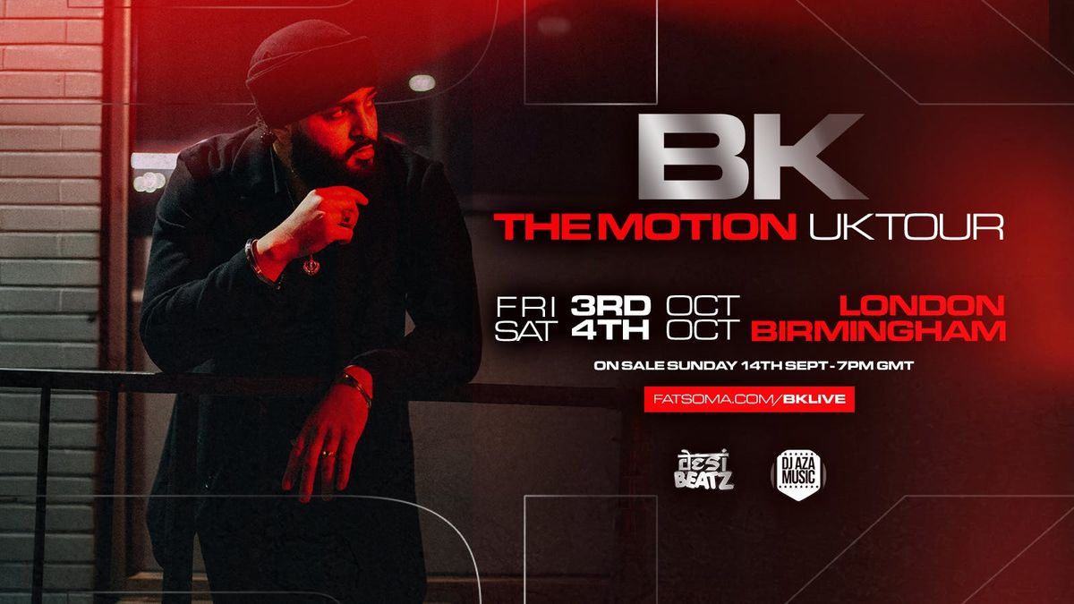 Desi Beatz Presents: BK LIVE! | 03.10.25 
