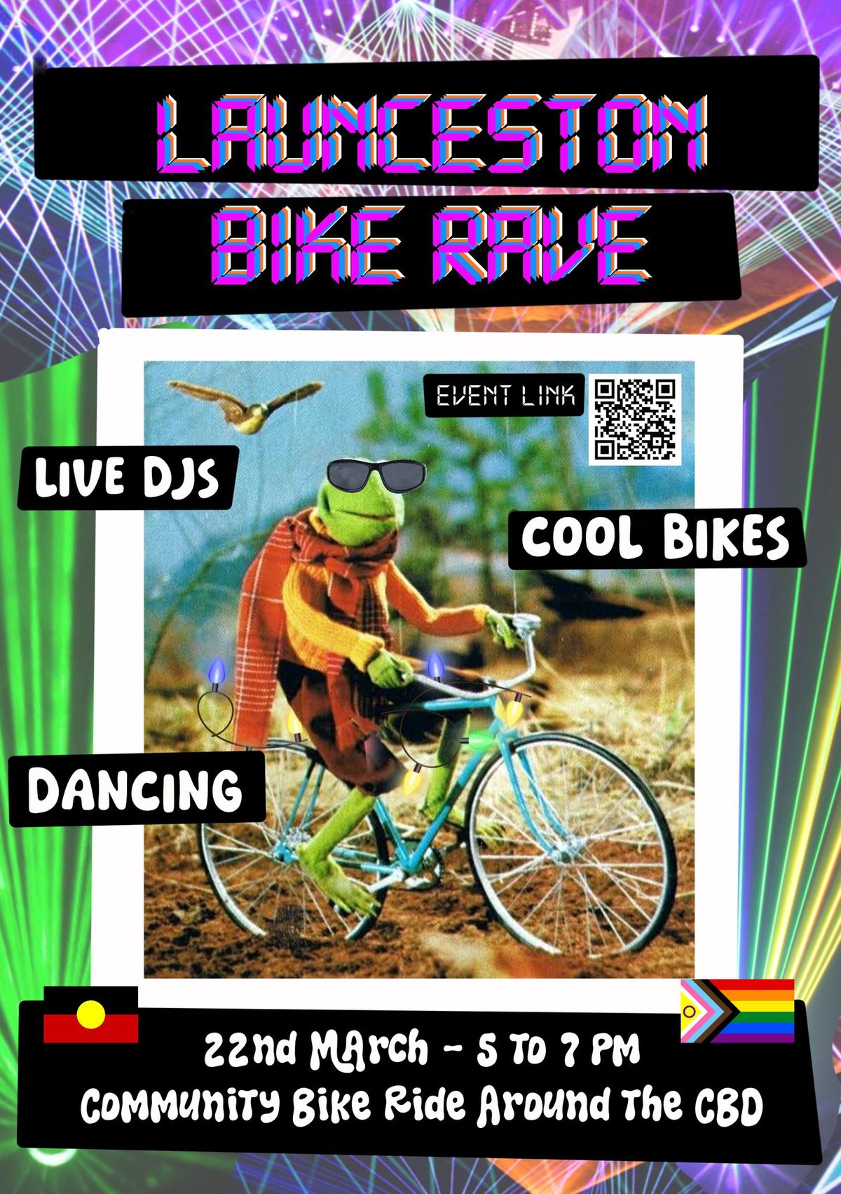 Launceston \/ Kanamaluka Bike Rave 