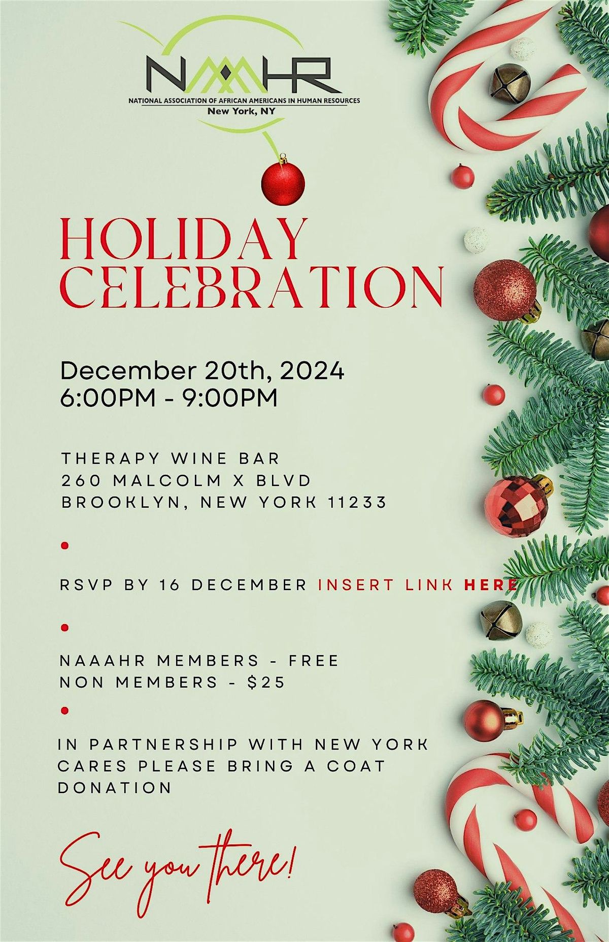 Celebrate the Holiday Season with NAAAHR NYC