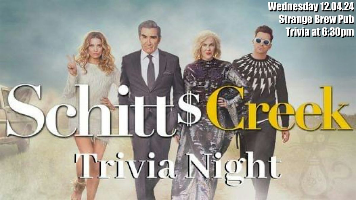 Schitt$ Creek Trivia Night