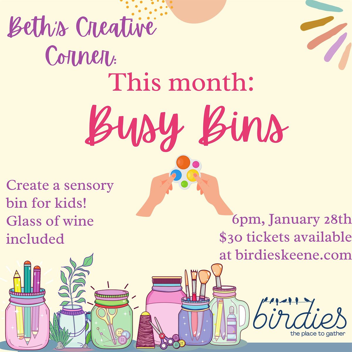 Beth's Creative Corner: Busy Bins!