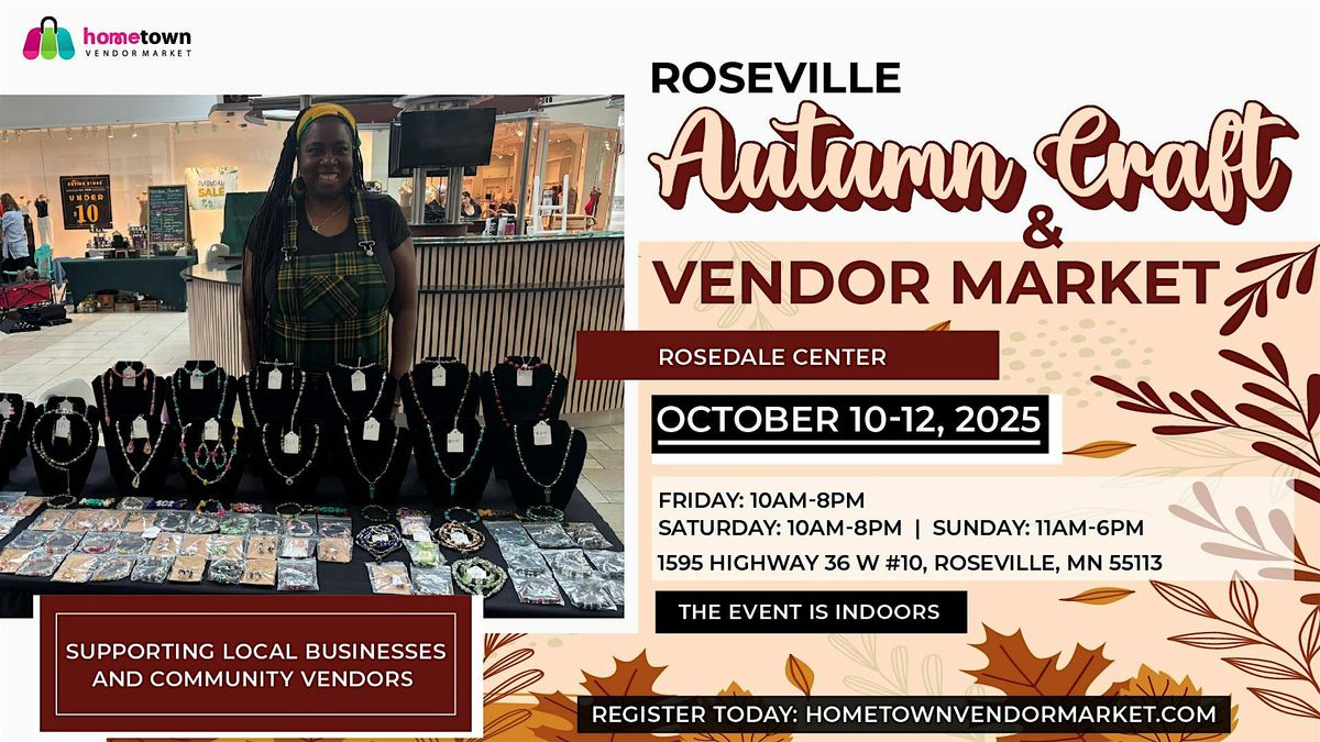 Roseville Autumn Craft and Vendor Market