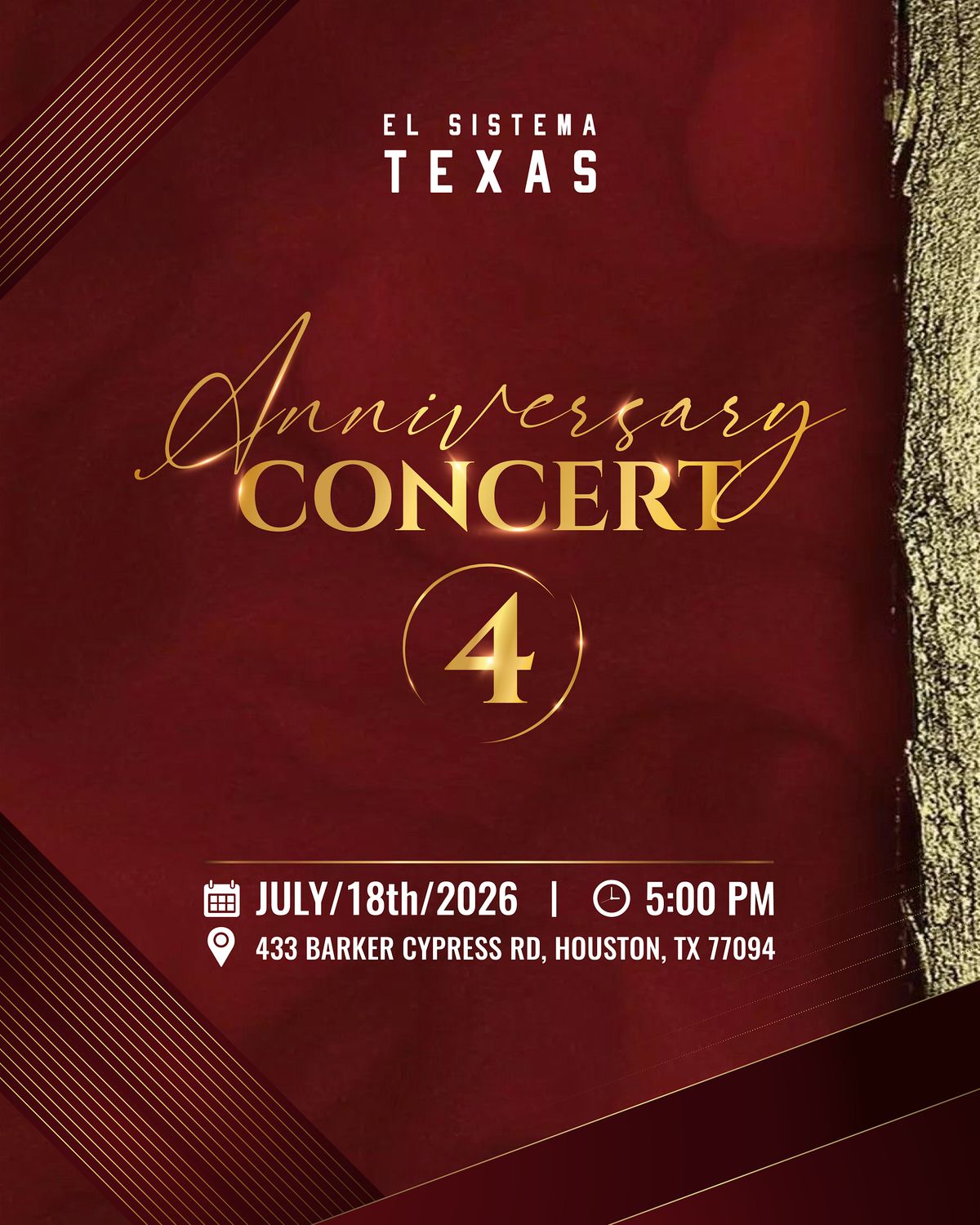 Anniversary Concert 4th