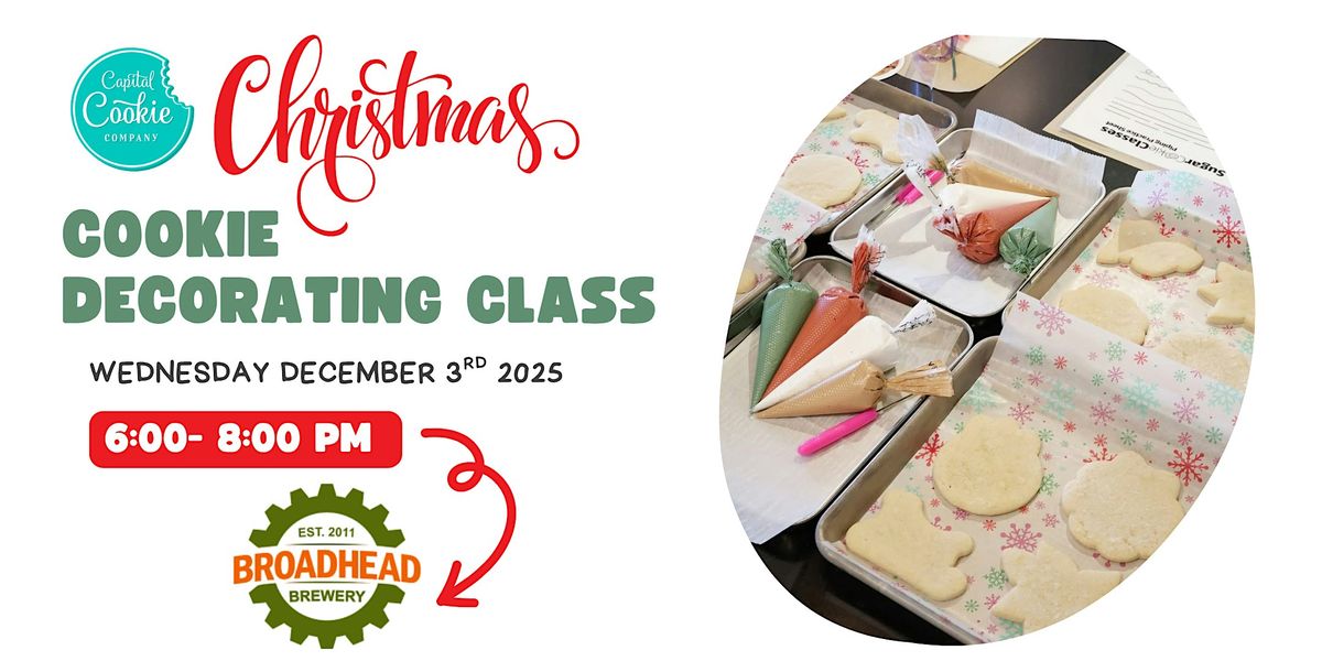 December 3rd - Christmas Cookie Decorating Class