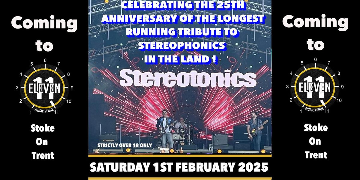 Stereotonics 25th anniversary show live at Eleven Stoke 