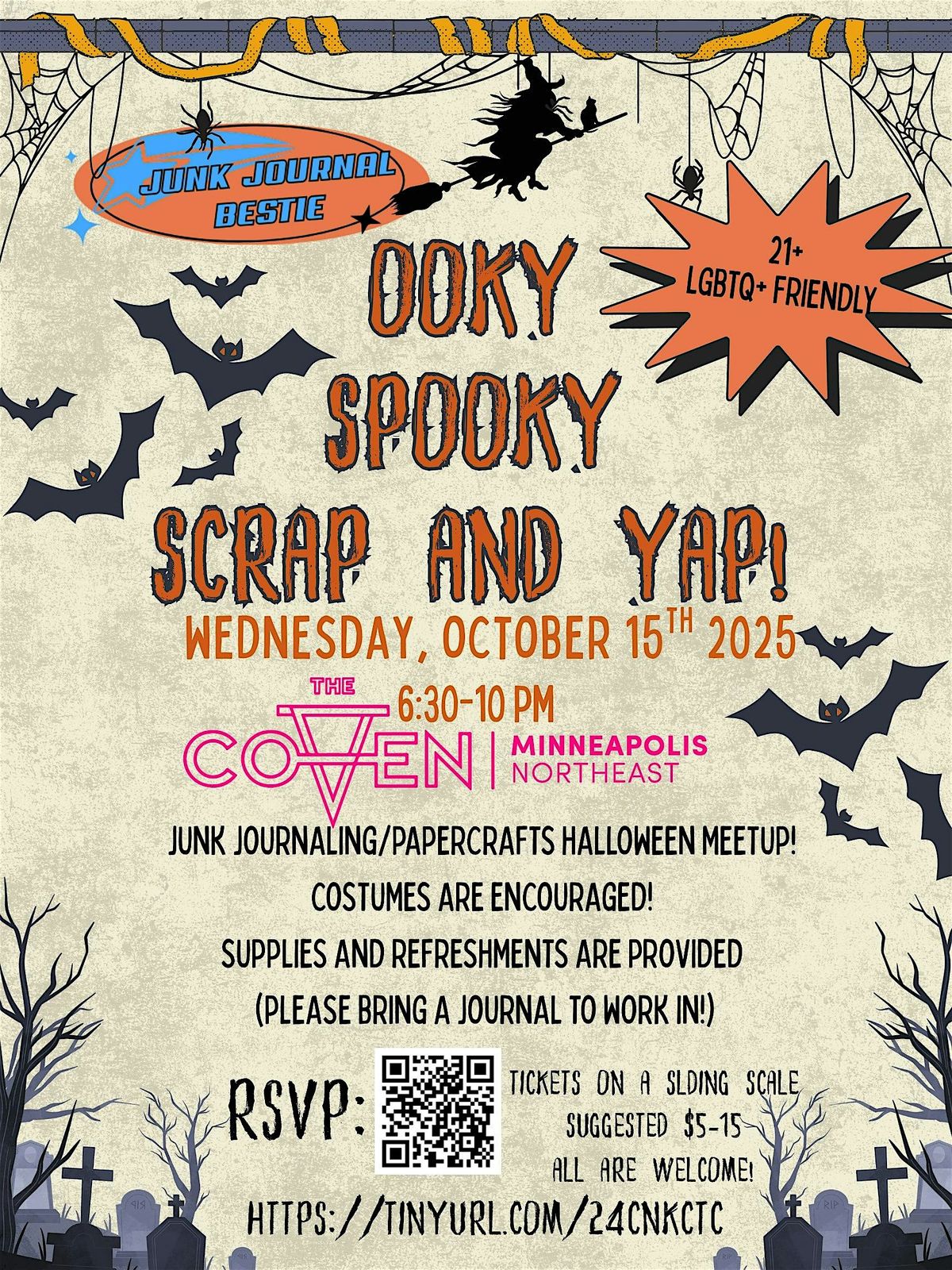Ooky Spooky Scrap and Yap October