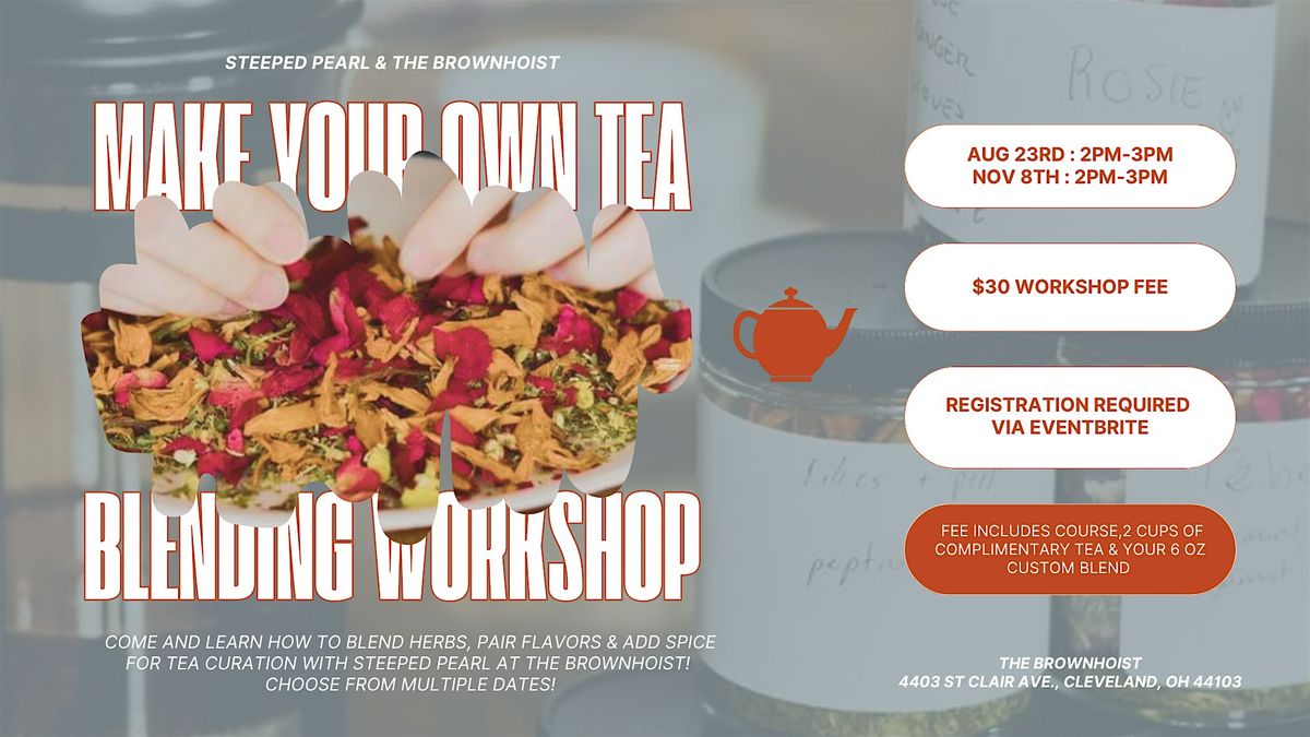 Herbal Blending Workshops at The Brownhoist