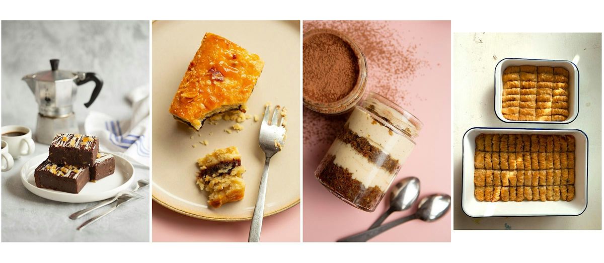 Vegan Baking Masterclass: Tiramisu, Brownie and Bakewell