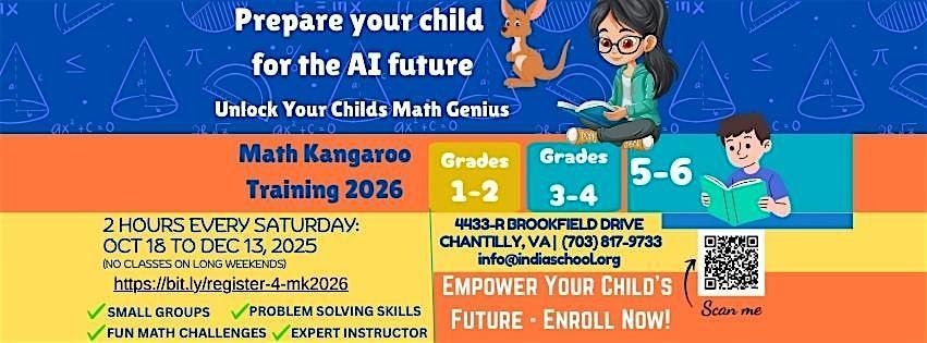 Math Kangaroo Training - Prepare your child for the AI Future