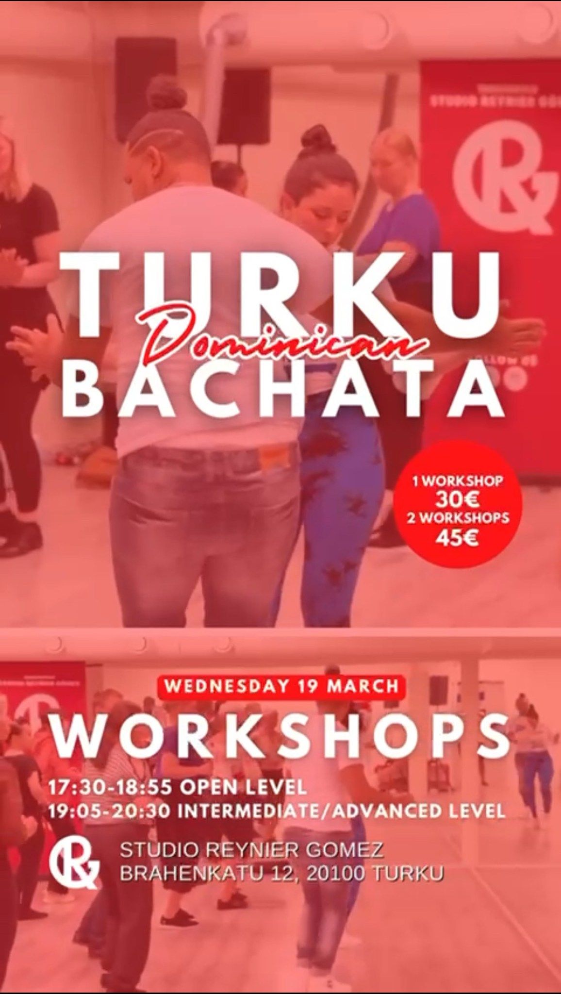 Dominican Bachata workshops Turku