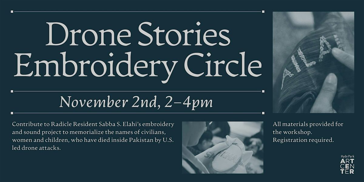 Drone Stories Embroidery Circle