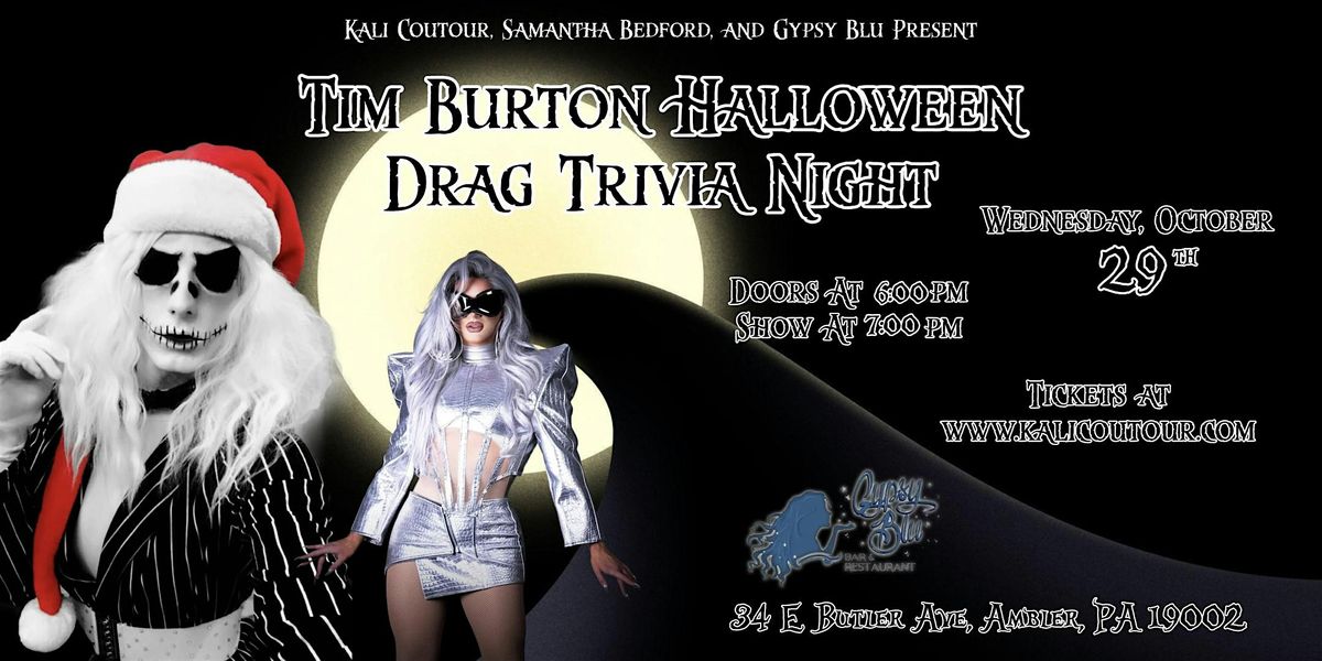 Tim Burton Halloween Drag Trivia Night