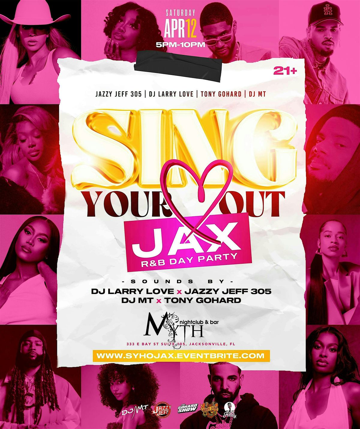 SING YOUR HEART OUT: JACKSONVILLE'S PREMIER R&B DAY PARTY!