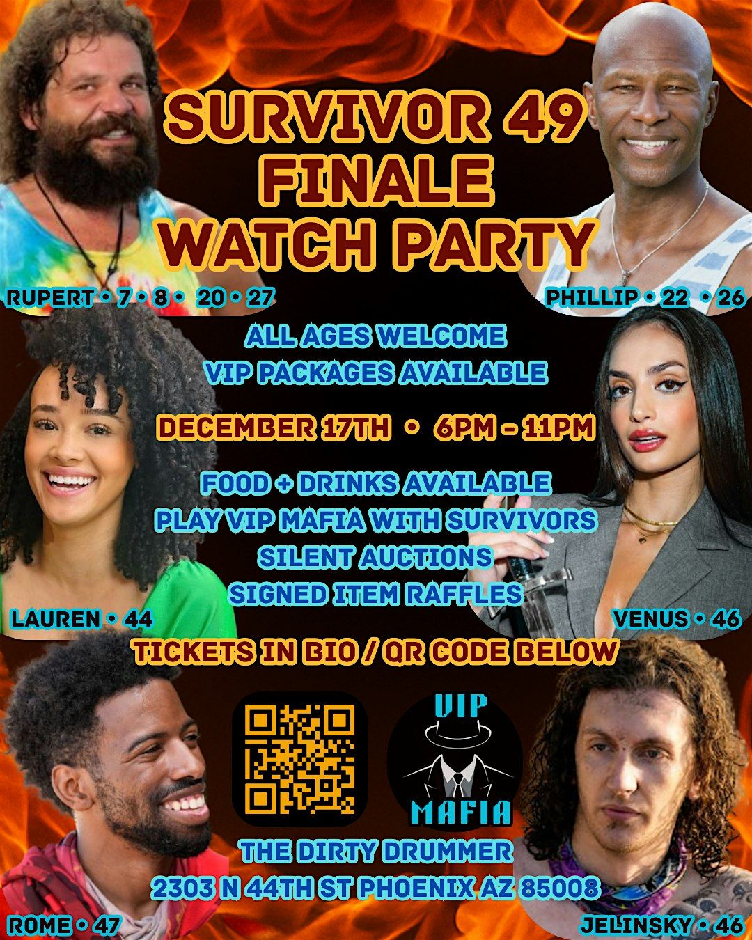 Survivor 49 Phoenix Arizona Finale Watch Party