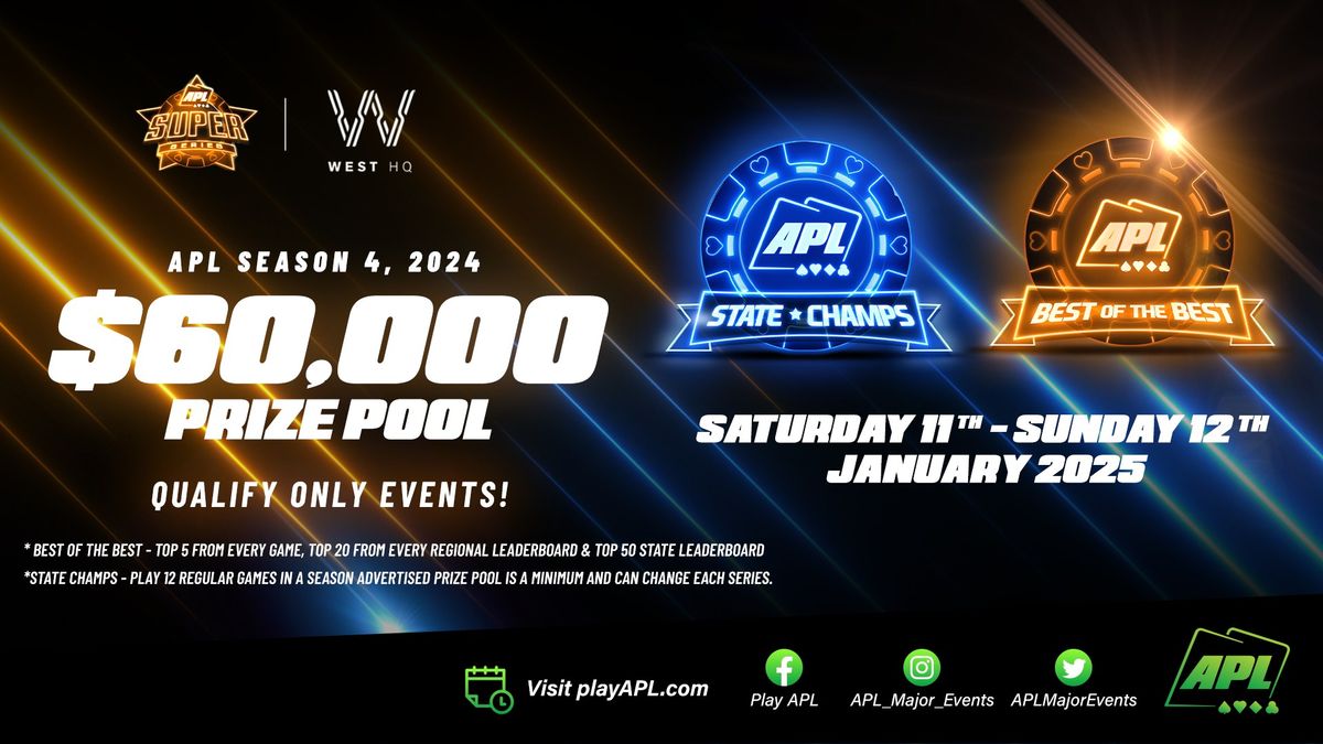 APL $60,000 Super Series Weekend - Season 4 2024