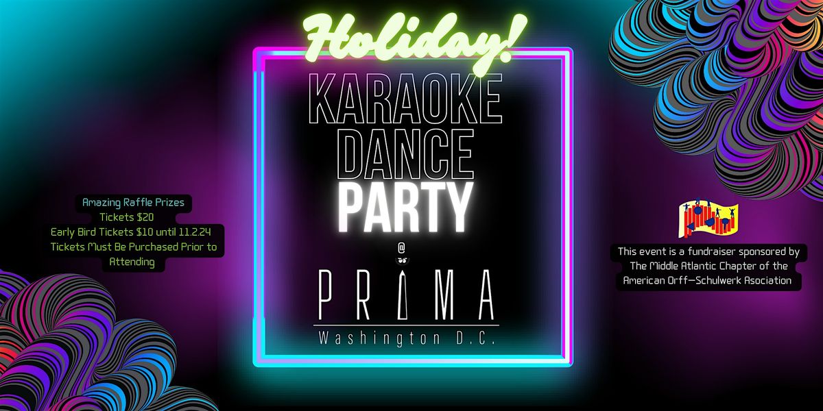 MAC-AOSA  Holiday Karaoke &  Dance Party!