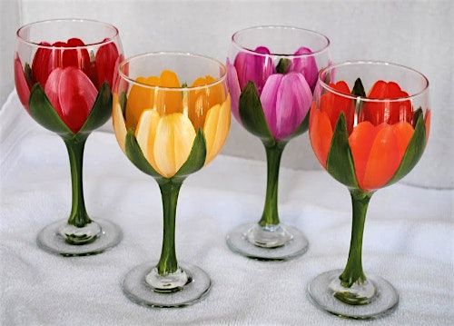 Painting Wine Glasses | Brenda Dwyer, instructor