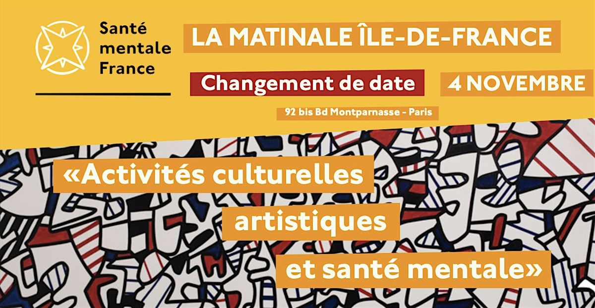 Activit\u00e9s culturelles, artistiques et Sant\u00e9 mentale [DATE REPORT\u00c9E]