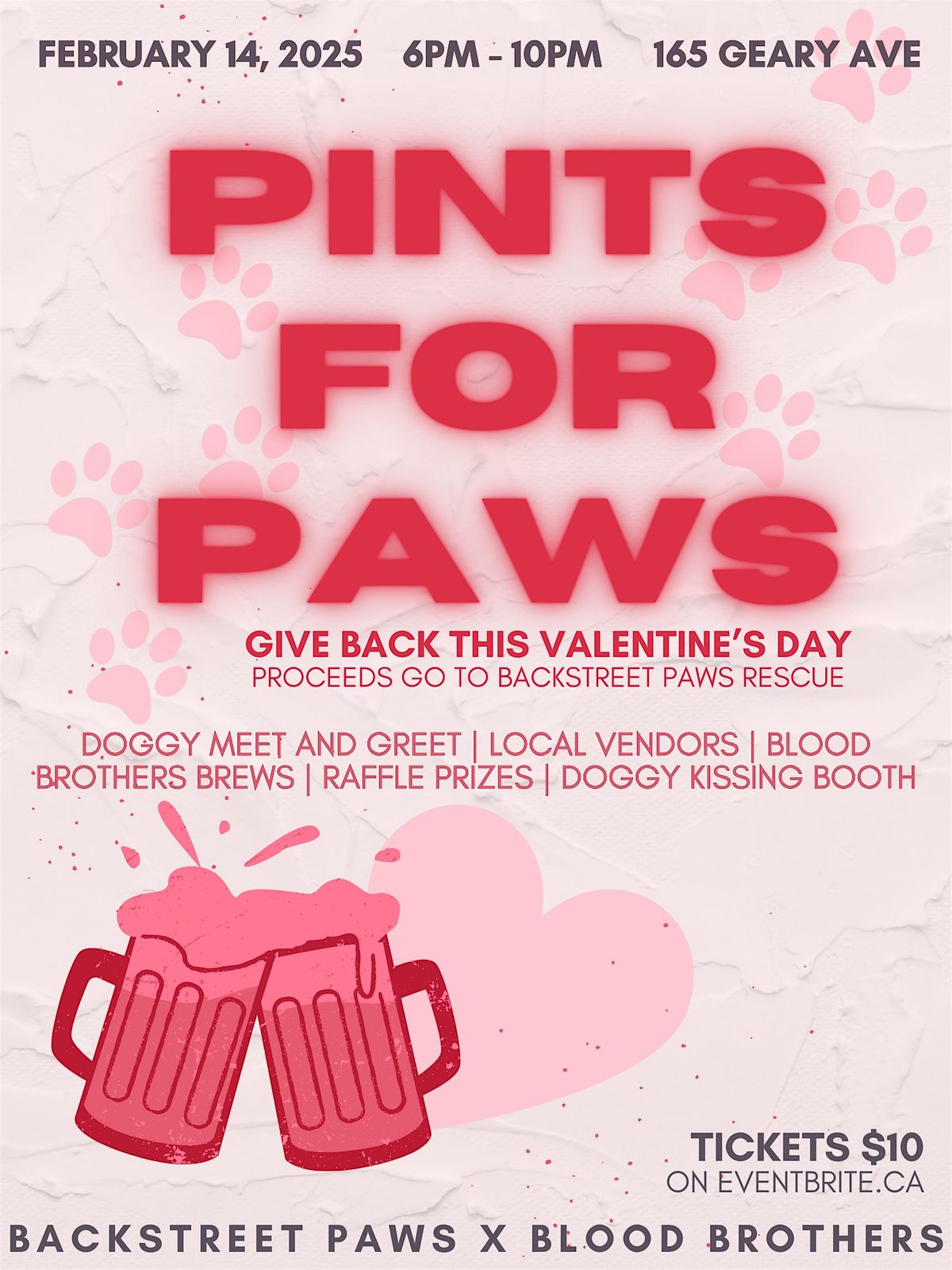 PINTS FOR PAWS: Backstreet Paws x Blood Brothers