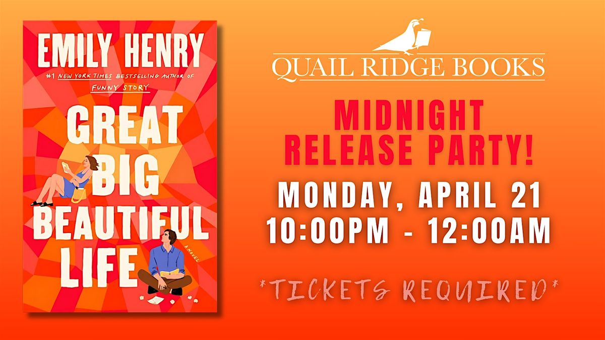 Midnight Release Party: Emily Henry's Great Big Beautiful Life