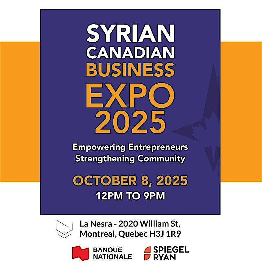 SYRIAN CANADIAN BUSINESS EXPO 2025