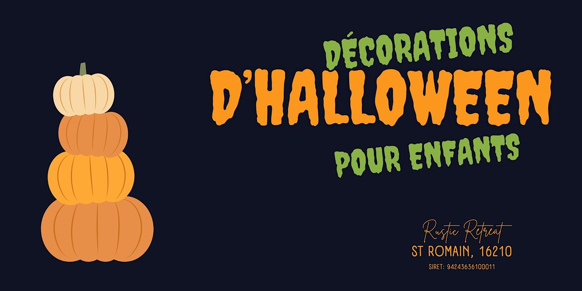 D\u00e9corations d'Halloween pour enfants \/\/ Halloween decorations for children