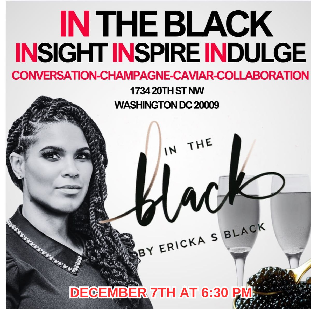 IN THE BLACK: INSIGHT, INSPIRE & INDULGE!