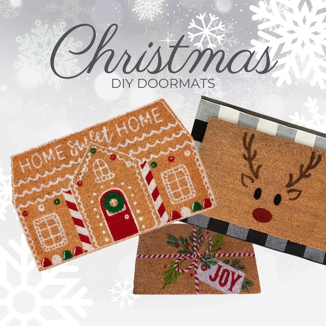 \u2728Babe & Ruthie\u2728 DIY CHRISTMAS Doormats \ud83c\udf84 