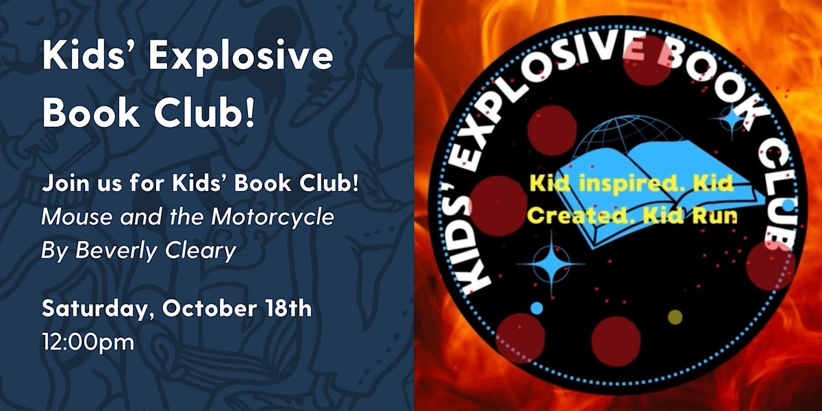 Kids' Explosive Book Club!