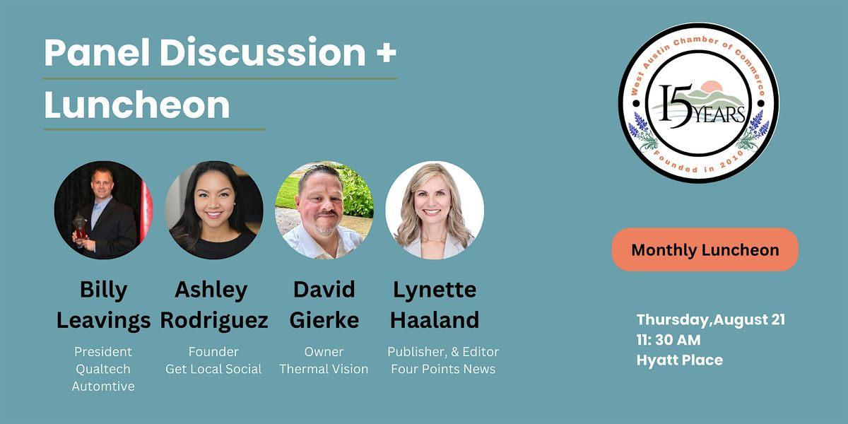 August Luncheon + Business Panel Discussion