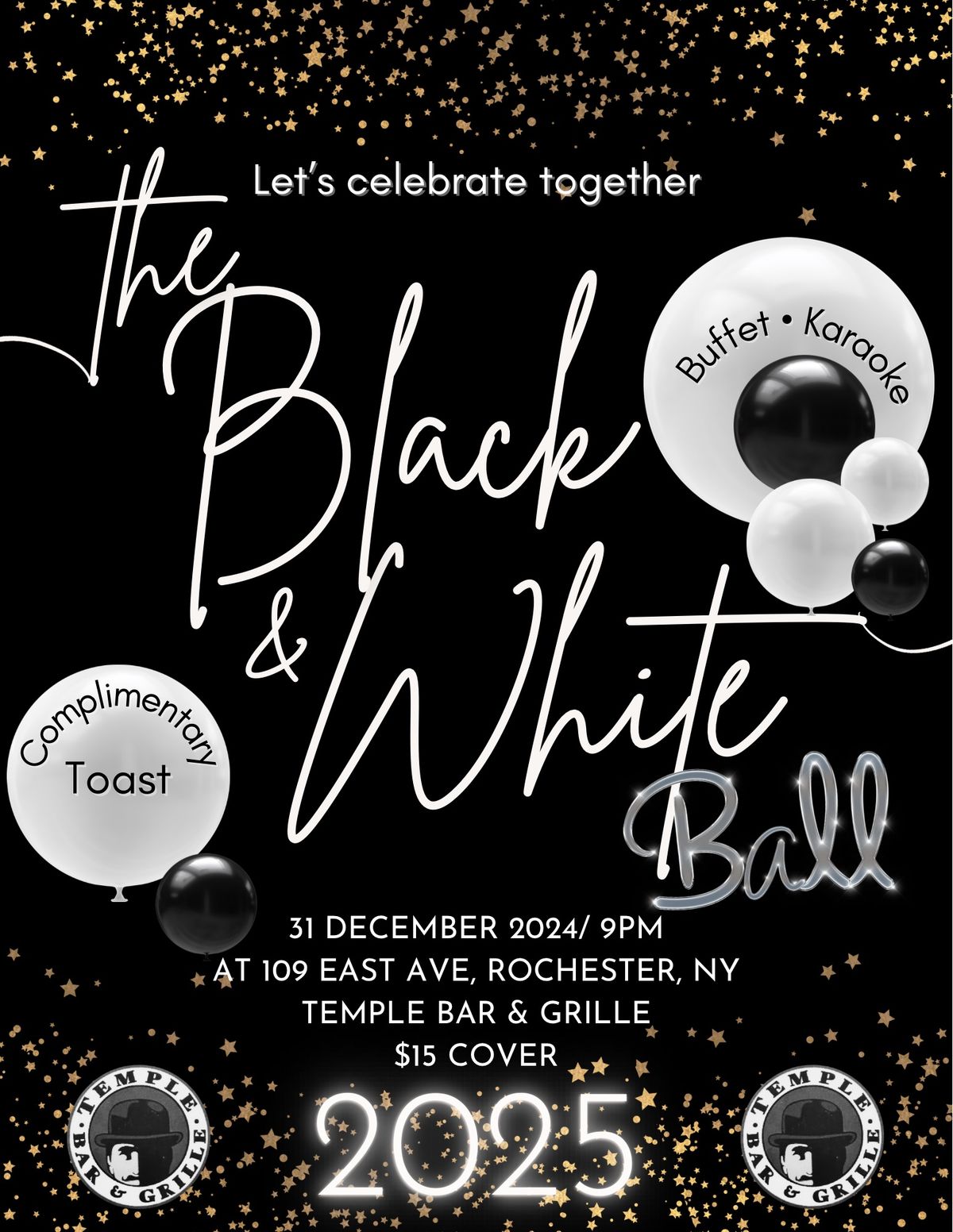 \ud83e\udd42\ud83c\udf7eThe Black and White Ball: Rochester\u2019s Hottest NYE Party\ud83c\udf7e\ud83e\udd42