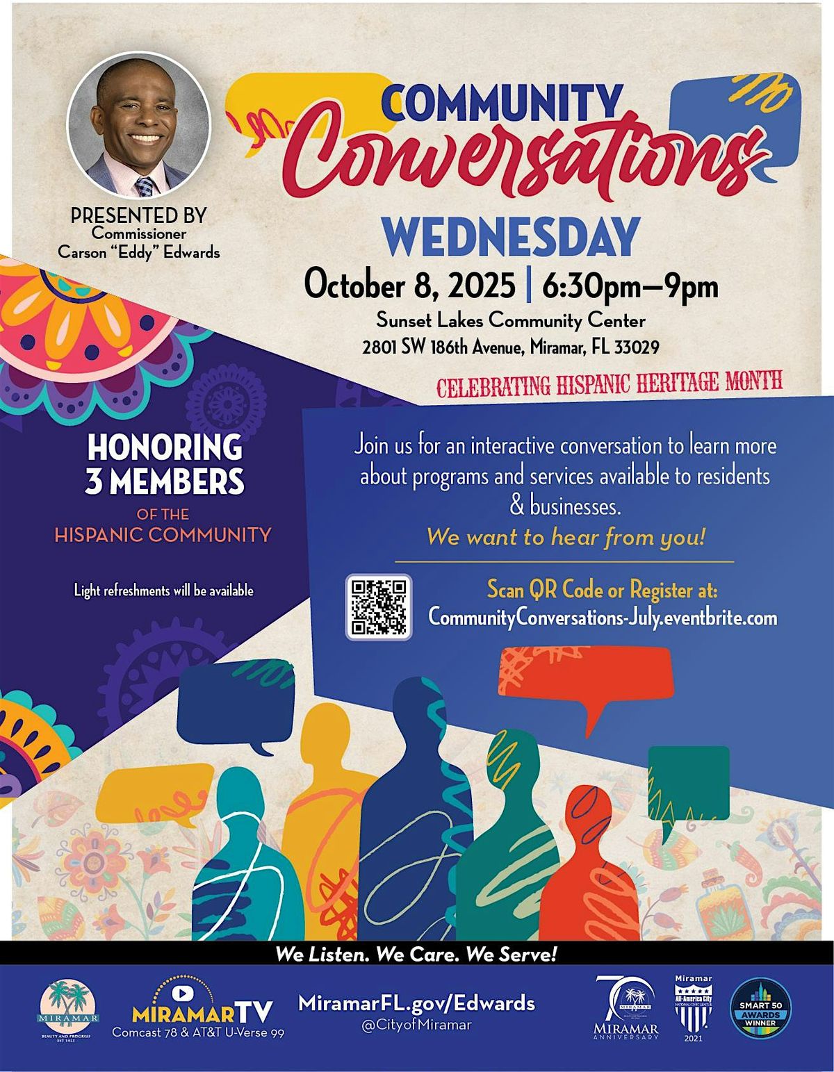 Community Conversations With Commissioner Eddy Edwards - October