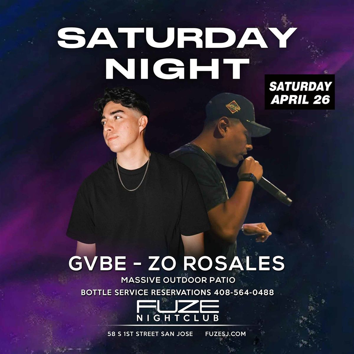 SATURDAY APRIL 26TH GVBE-ZO ROLALES