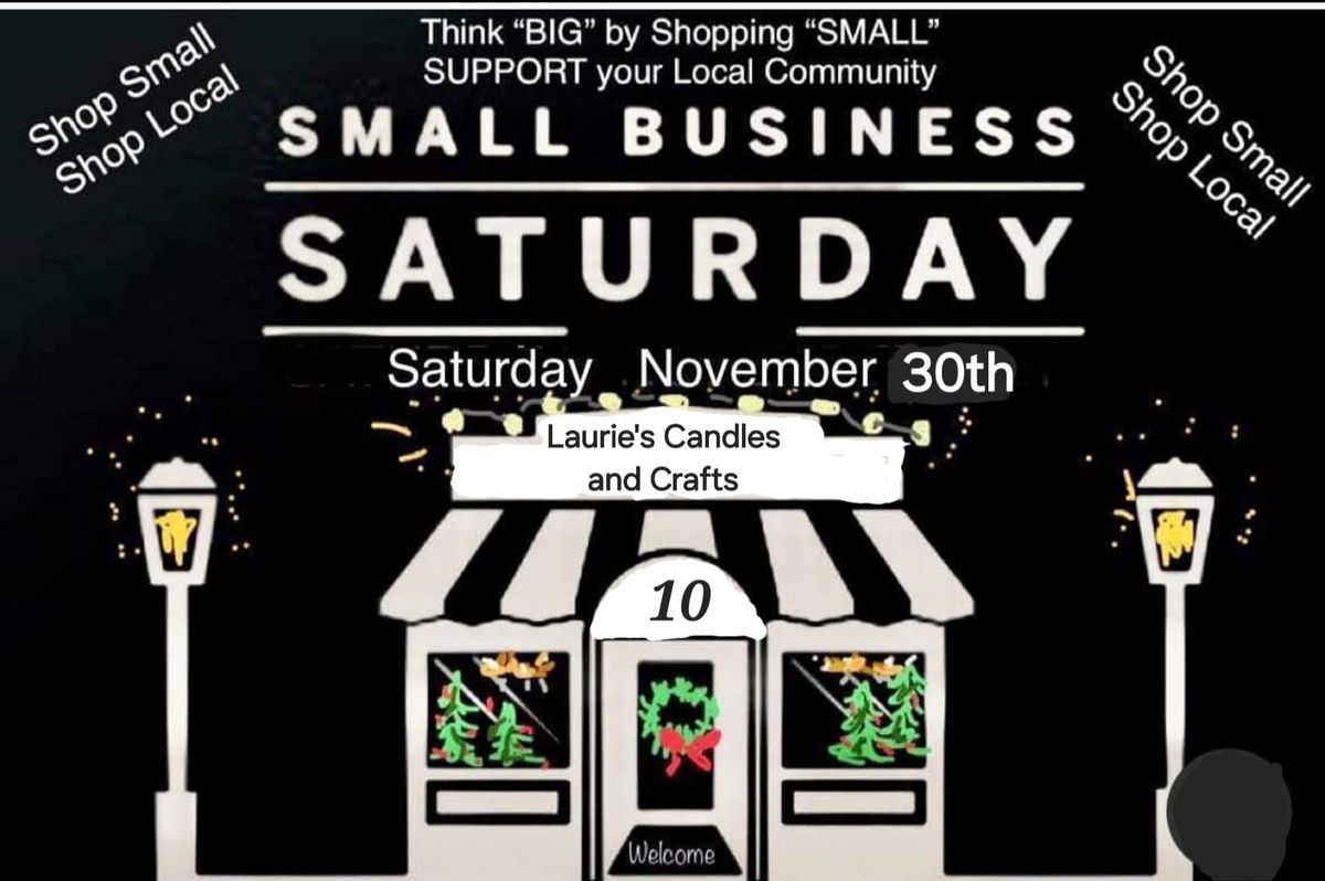 SMALL BUSINESS SATURDAY 