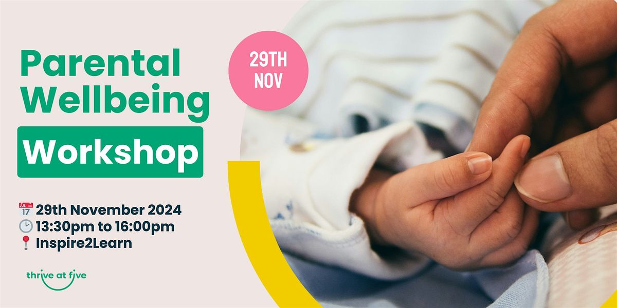 Parental Wellbeing Workshop \u2013 Redcar & Cleveland