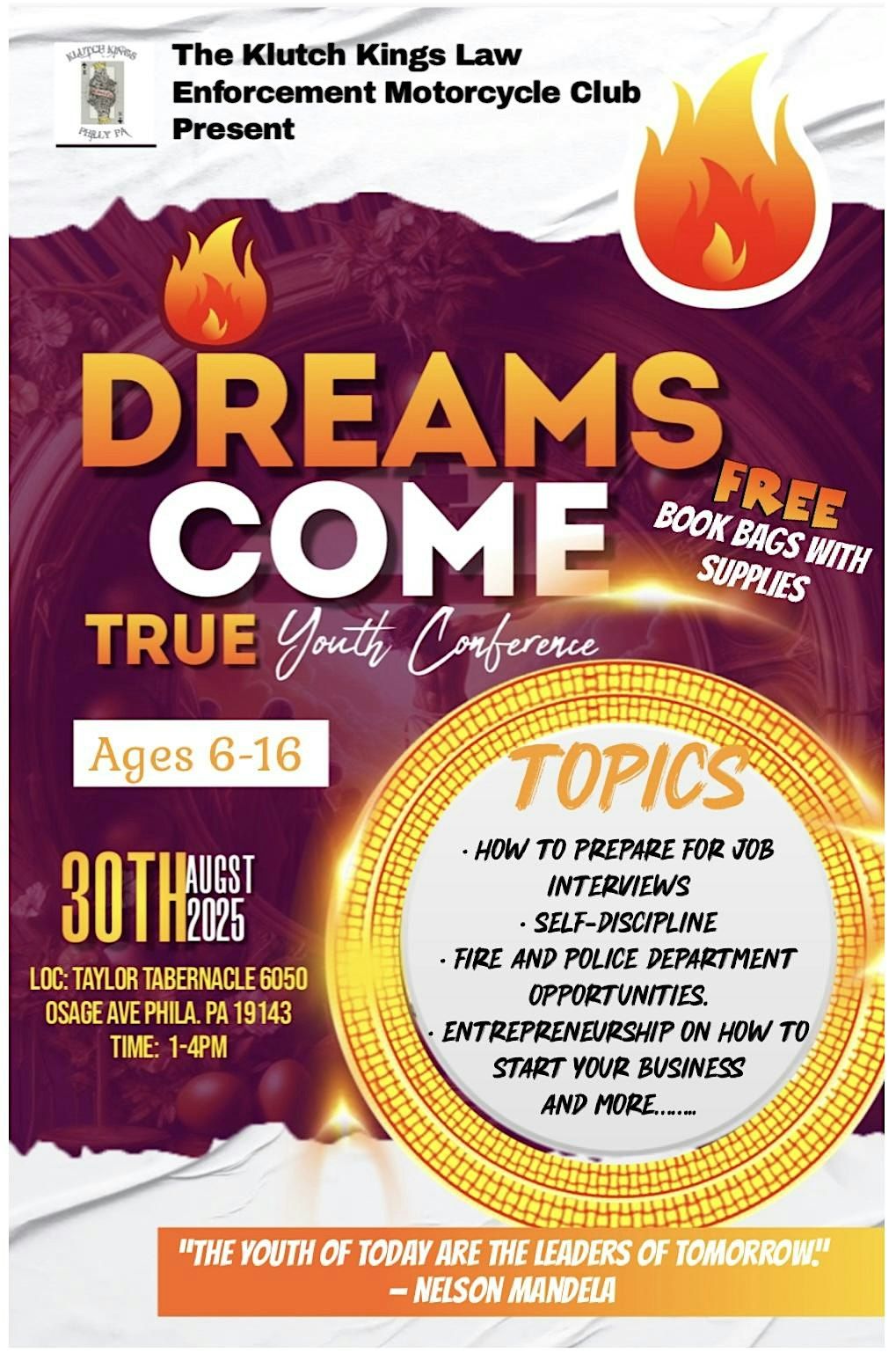 Klutch Kings Dreams Come True Youth Conference