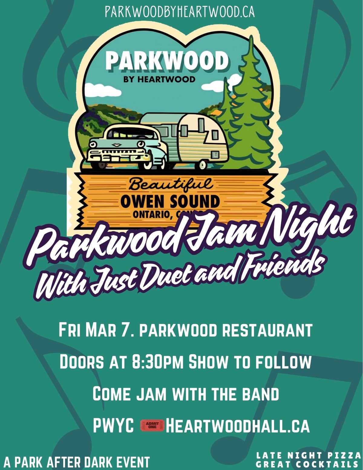 Parkwood Jam Night Fri Mar 7