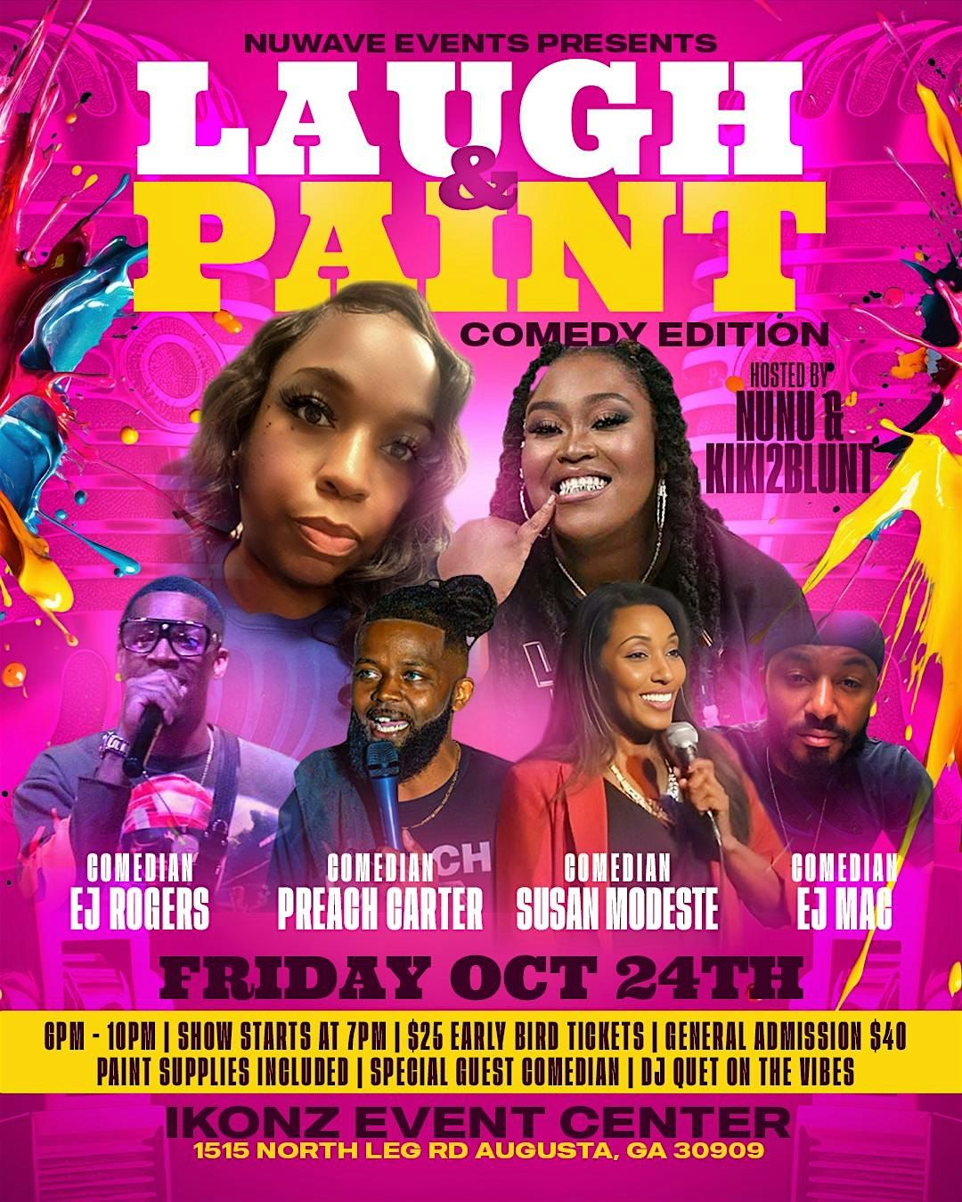 Laugh & Paint Comedy Edition