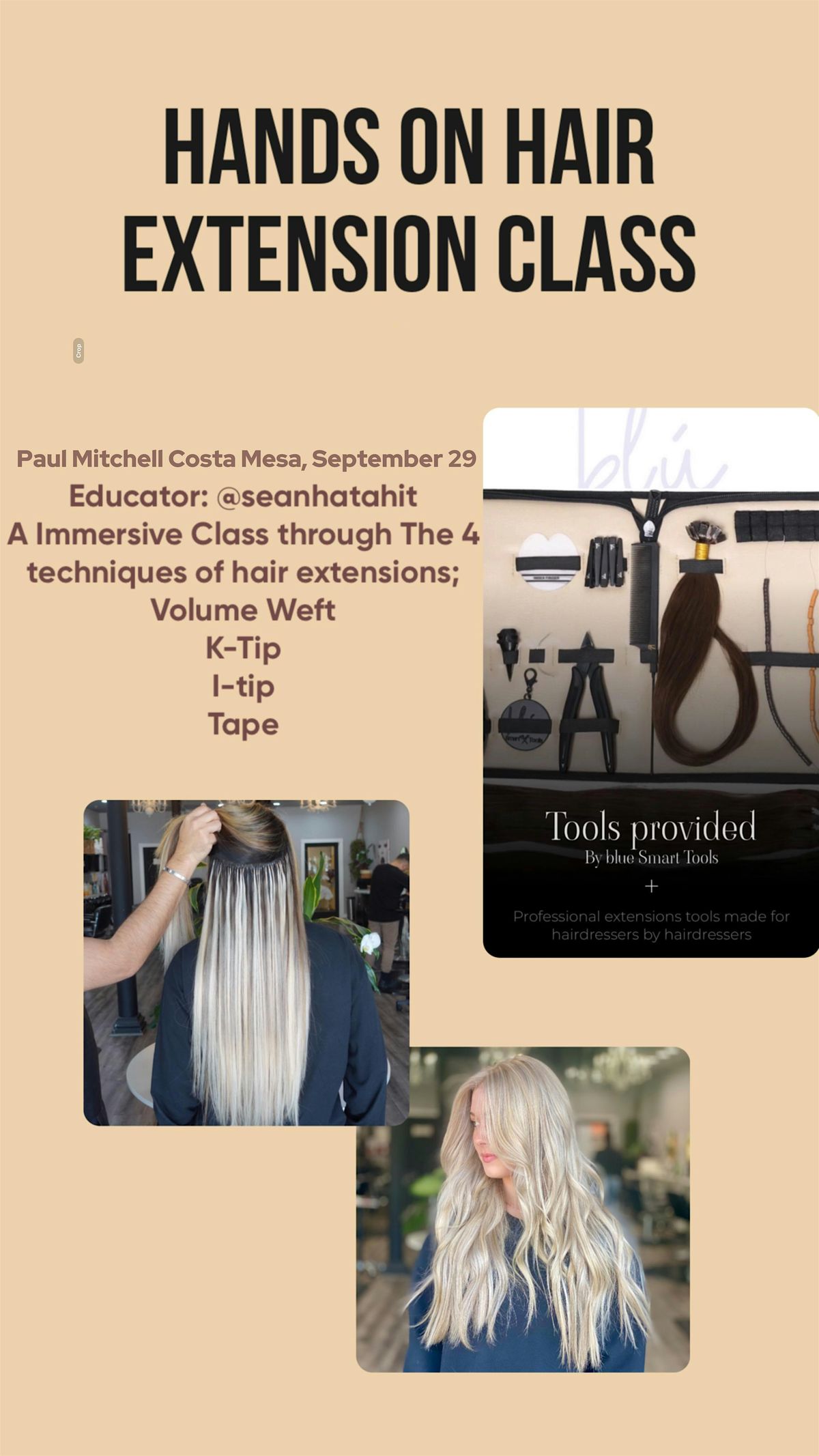 Hands On Extension Hair Class